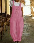 Vyla™ Vintage Long Overalls With Pockets