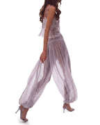 Vyla™ Slim Fit Ruffle Trim Open-Back Chiffon Set