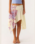 Vyla™ High-Waisted Asymmetrical A-Line Midi Skirt