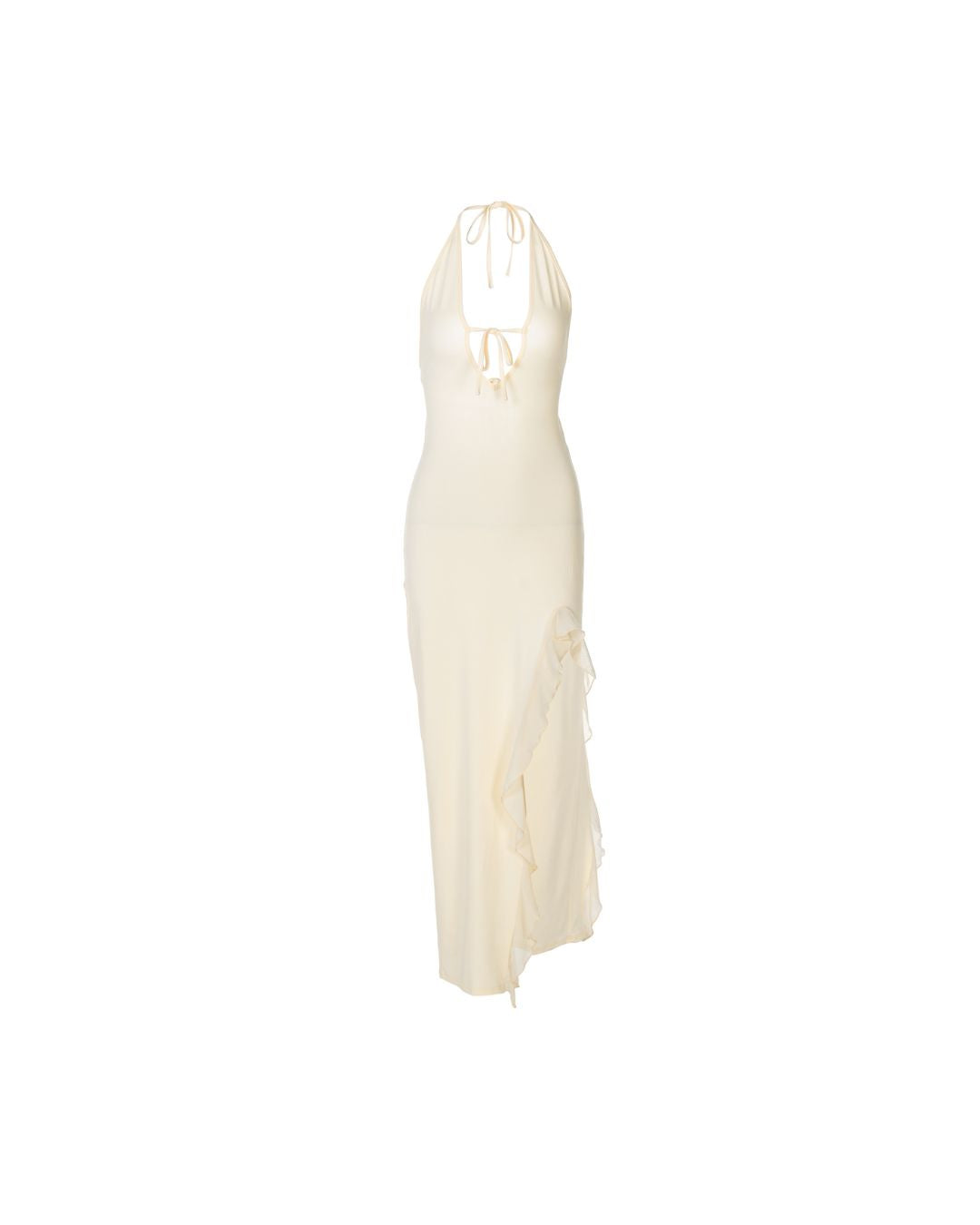 Vyla™ Ruffle Slit Maxi Dress