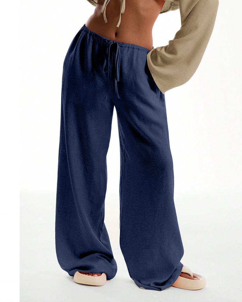 Aloveta™ Casual Wide Leg Sweatpants Drawstring Lounge Pants