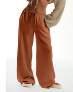Vyla™ Casual Wide Leg Sweatpants Drawstring Lounge Pants