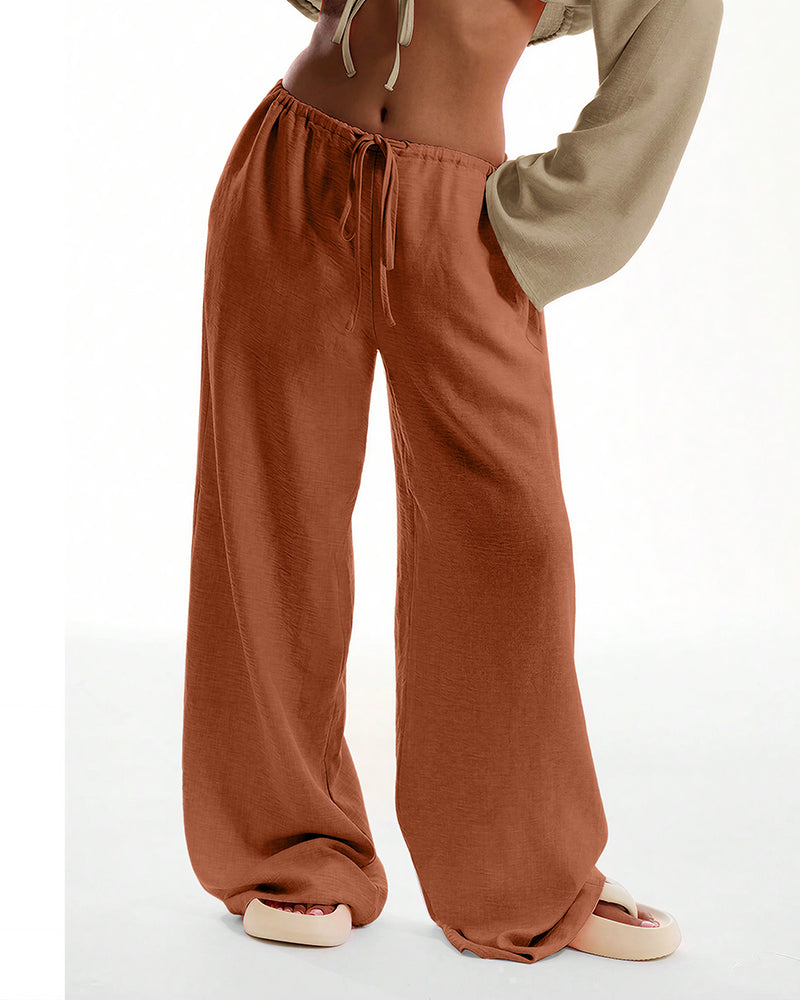 Aloveta™ Casual Wide Leg Sweatpants Drawstring Lounge Pants