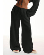 Vyla™ Casual Wide Leg Sweatpants Drawstring Lounge Pants