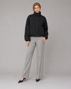 Vyla™ Cropped Stand Collar Windbreaker Jacket