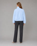 Vyla™ Cropped Stand Collar Windbreaker Jacket