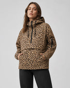 Vyla Half-Zip Hooded Rain Jacket