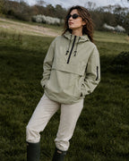 Vyla Half-Zip Hooded Rain Jacket