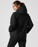 Vyla Half-Zip Hooded Rain Jacket