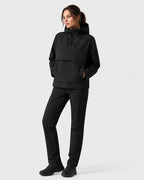 Vyla Half-Zip Hooded Rain Jacket