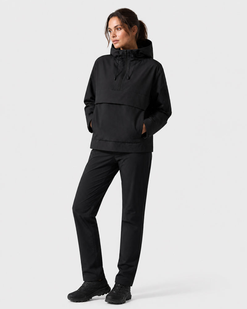 Vyla Half-Zip Hooded Rain Jacket