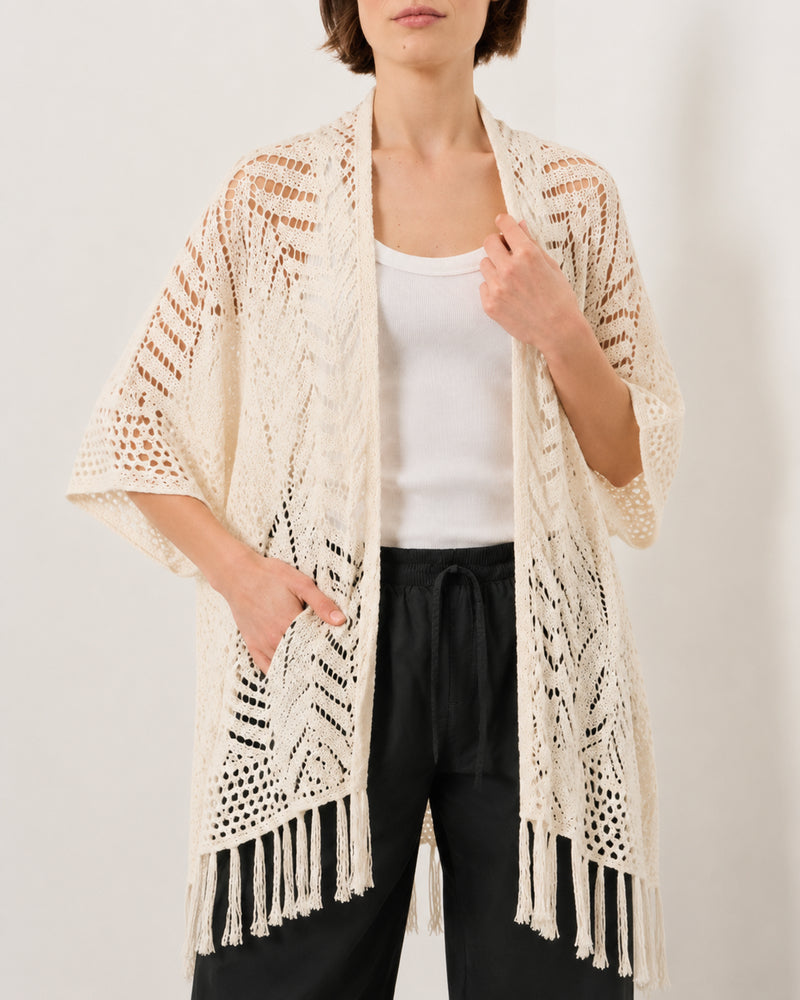 Vyla Crochet Beach Cardigan