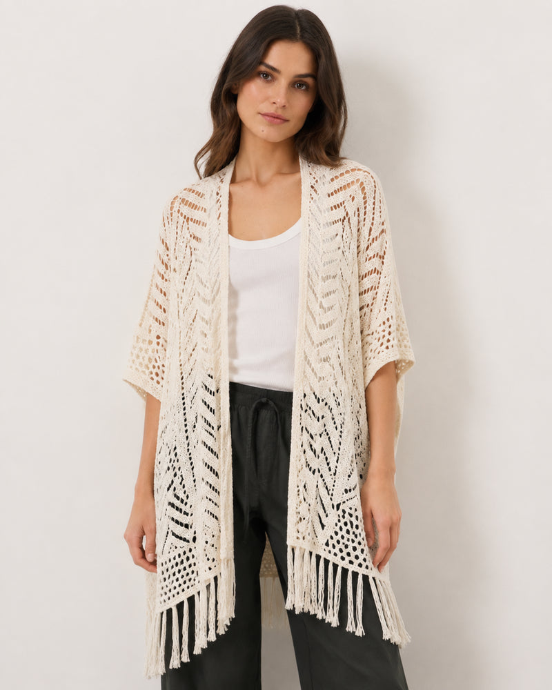Vyla Crochet Beach Cardigan