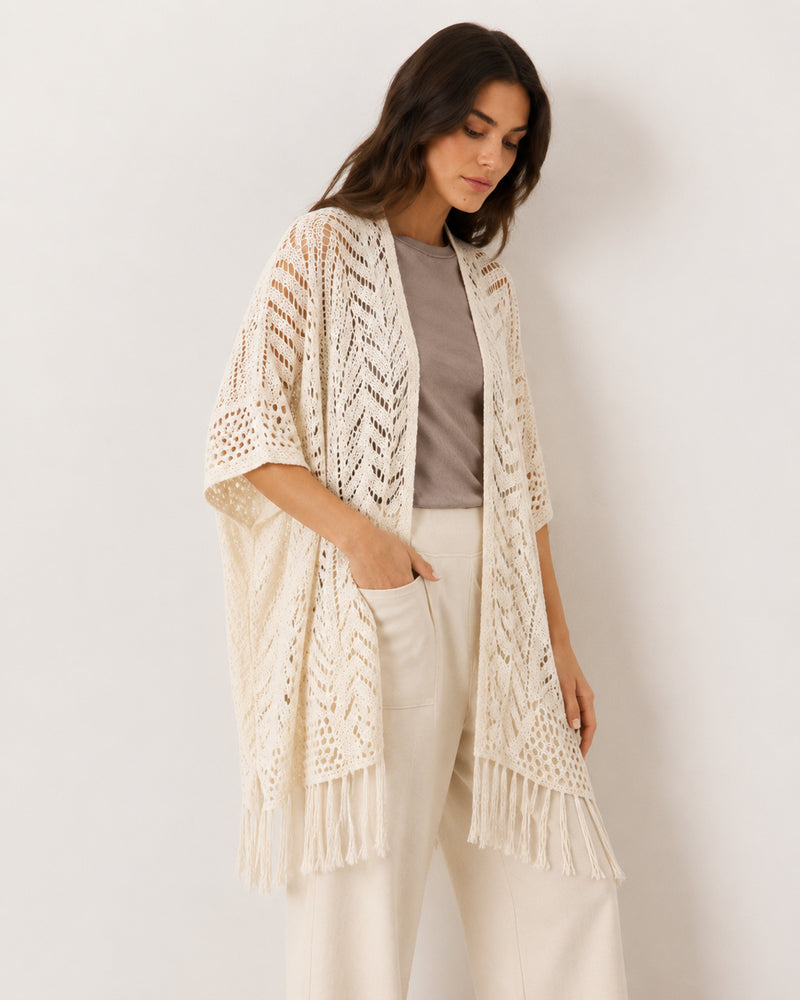 Vyla Crochet Beach Cardigan