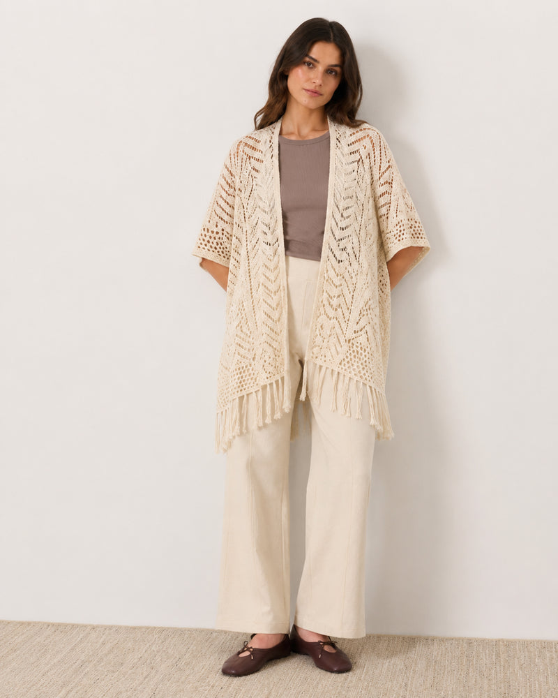 Vyla Crochet Beach Cardigan