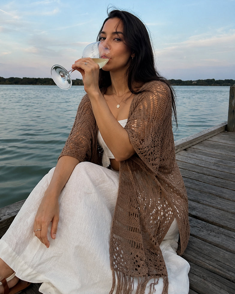 Vyla Crochet Beach Cardigan
