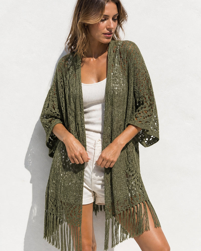 Vyla Crochet Beach Cardigan