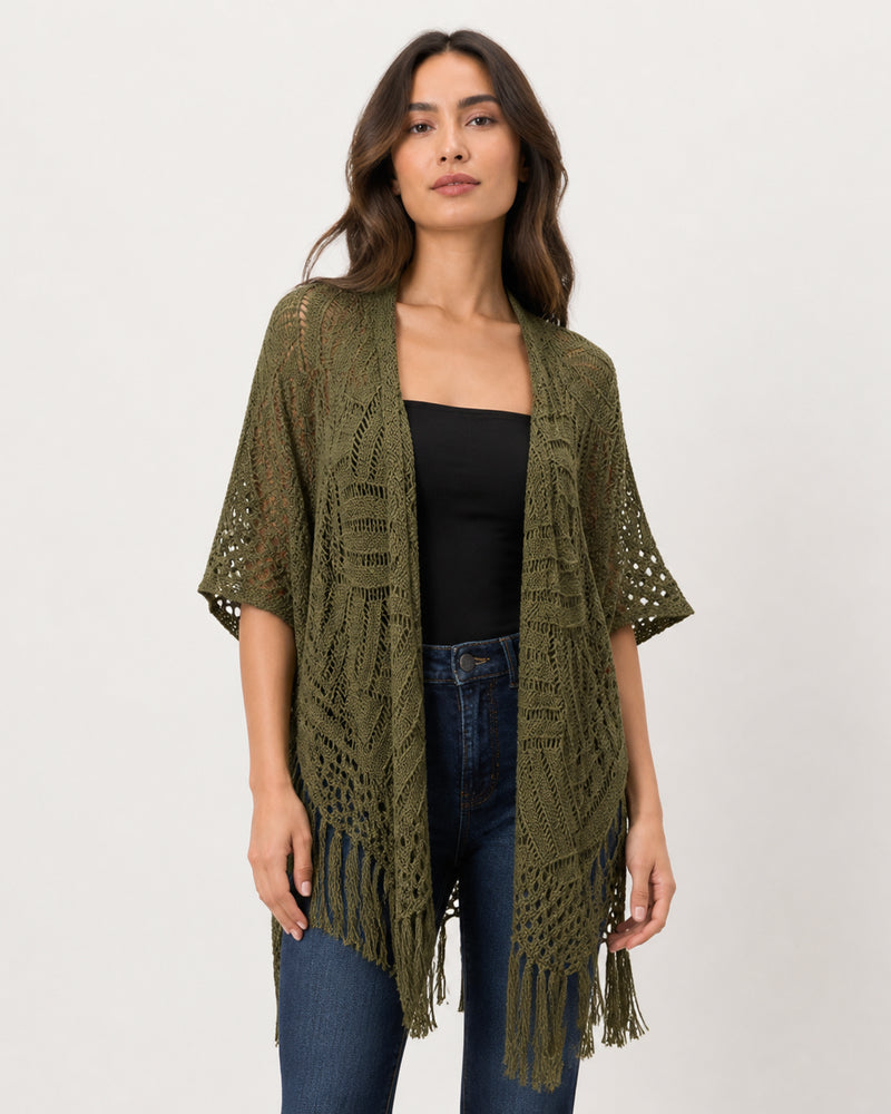 Vyla Crochet Beach Cardigan