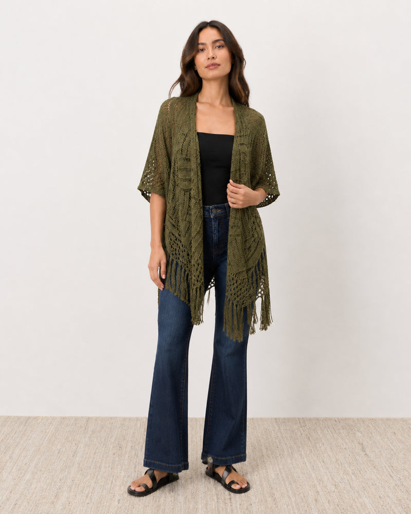 Vyla Crochet Beach Cardigan