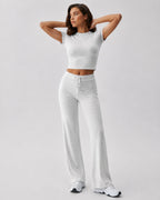 Vyla Crop Tee & Pants Lounge Set