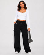 Vyla Wide-Leg Trousers