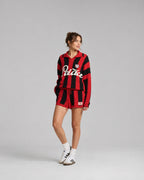 Vyla™ Striped Knit Polo Top & Shorts Set