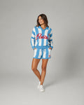 Vyla™ Striped Knit Polo Top & Shorts Set