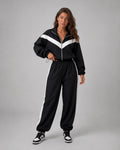Vyla™ Retro Color-Block Zip-Up Tracksuit Set