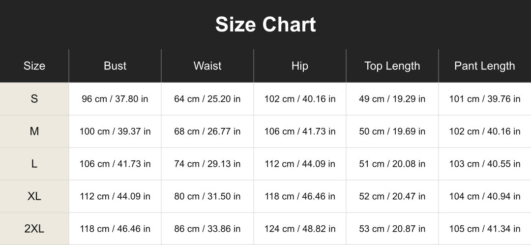 Aloveta cuct260664 size chart