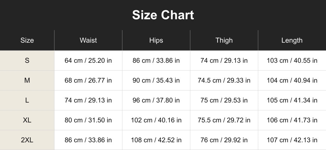 Aloveta cuct260742 size chart