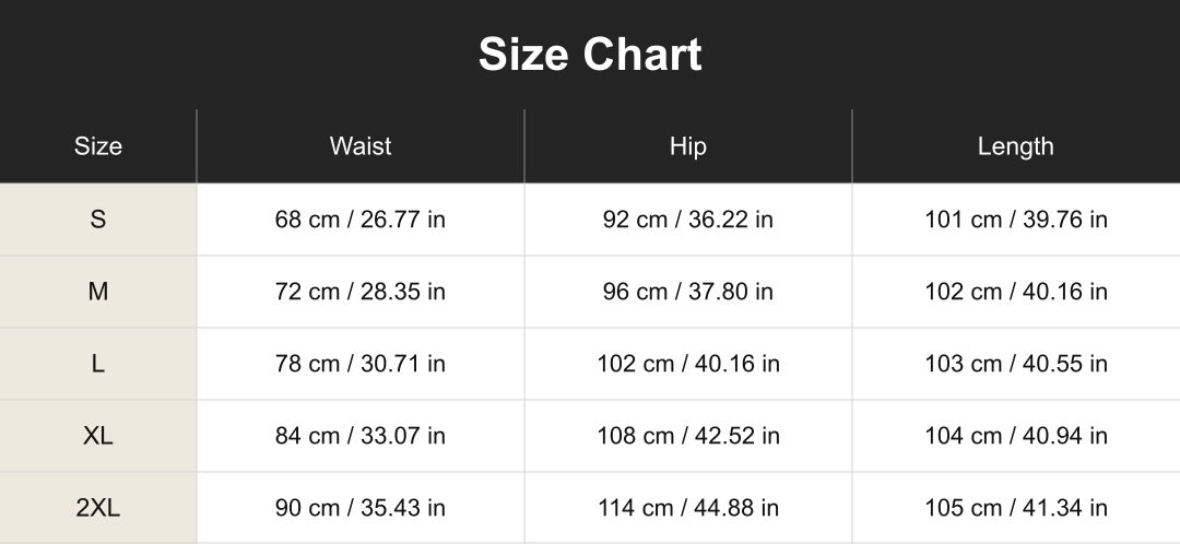 Aloveta cuct260757 size chart
