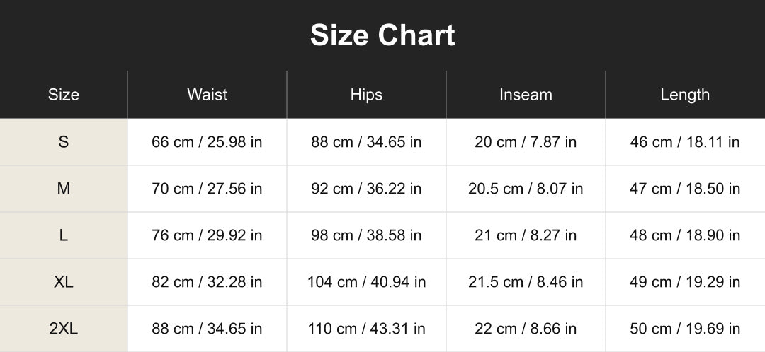 Aloveta cuct260758 size chart