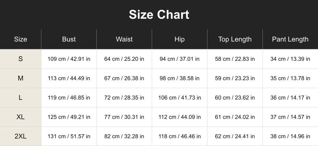 Aloveta cuct266152 size chart