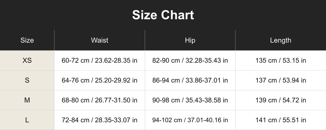 Aloveta cuct267168 size chart