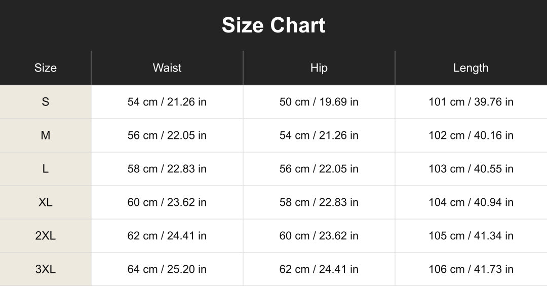 Aloveta cuct267175 size chart