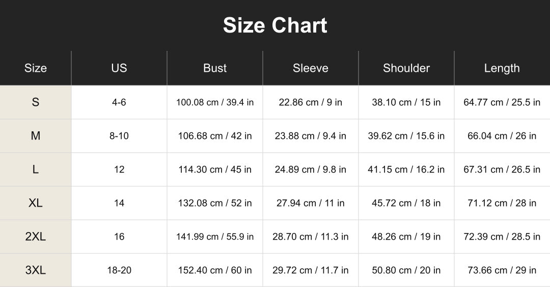 cuct260419 size chart