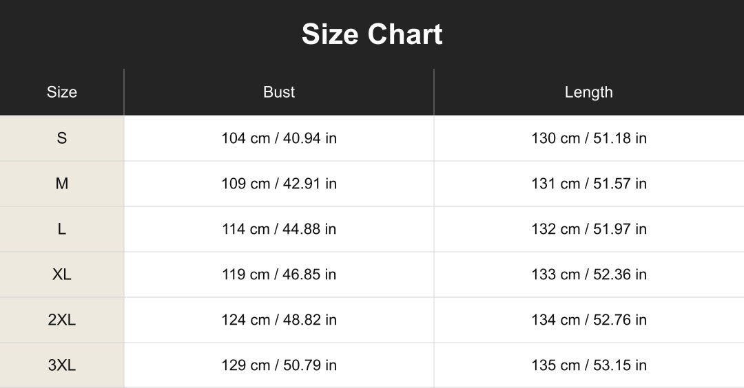 cuct260467 size chart