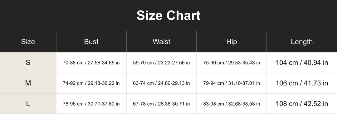 cuct260499 size chart