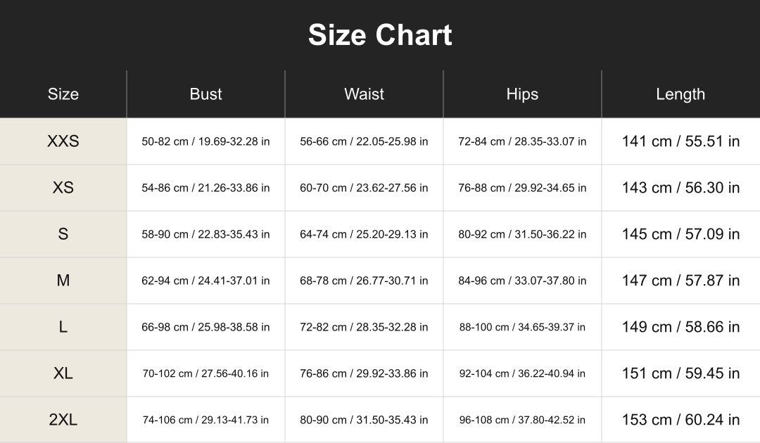 cuct260518 size chart