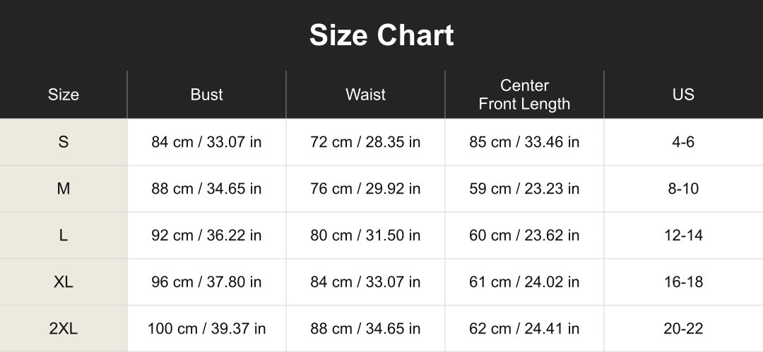 cuct260528 size chart