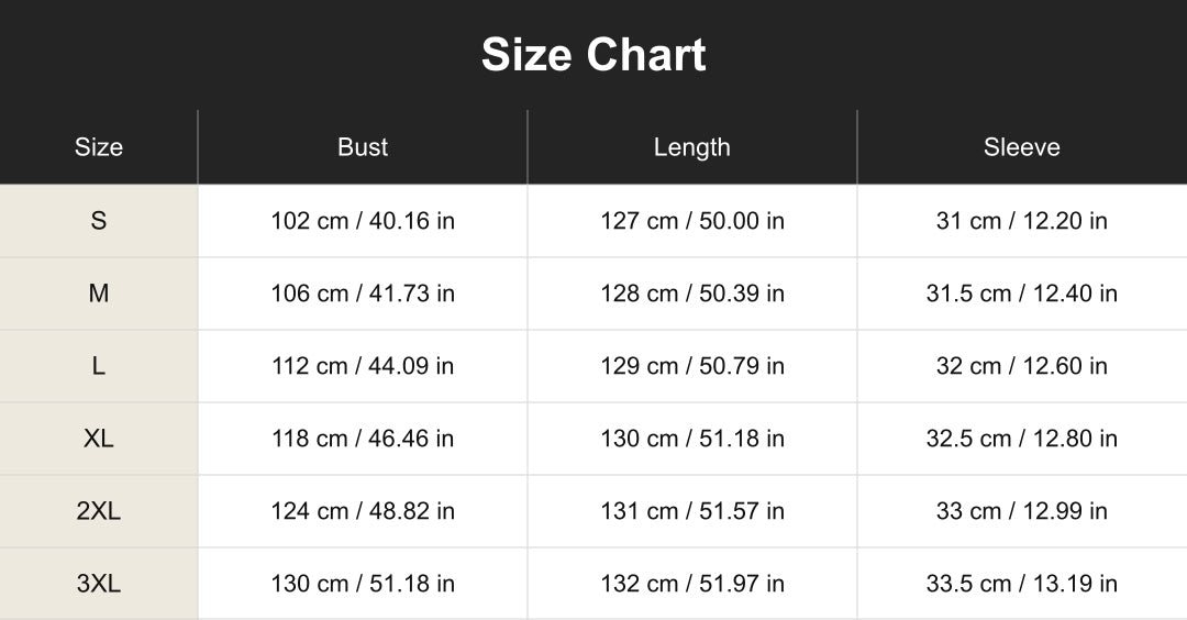 Aloveta One-Shoulder Maxi Dress Size Chart
