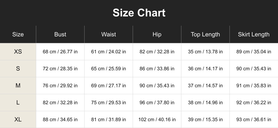 Aloveta cuct260665 size chart