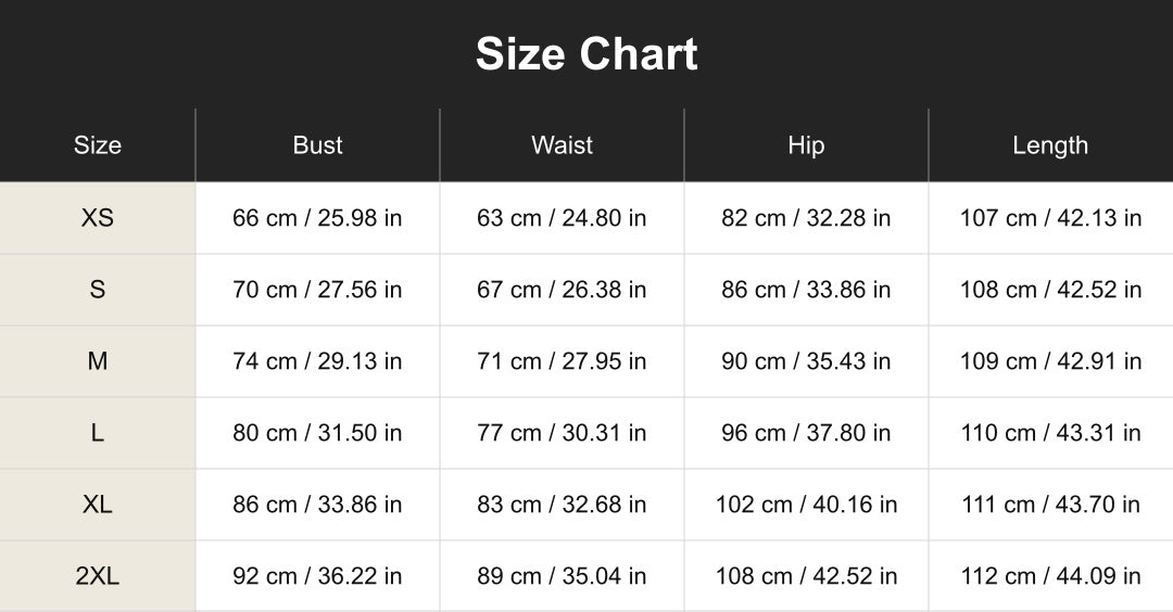 cuct260777 Size Chart
