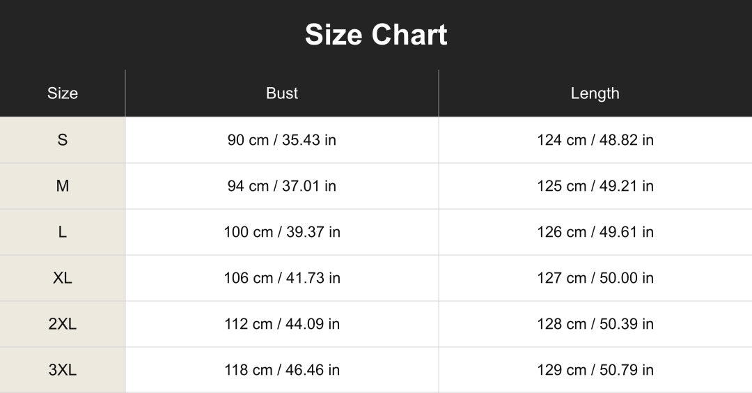 cuct266119 Size Chart