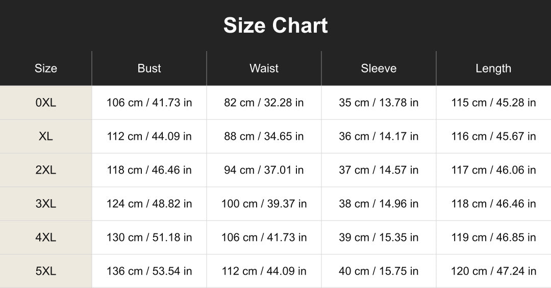 Aloveta Plus Size Floral Smocked Bodice Maxi Dress with High Slit Size Chart