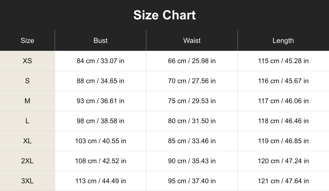 cuct267108 Size Chart
